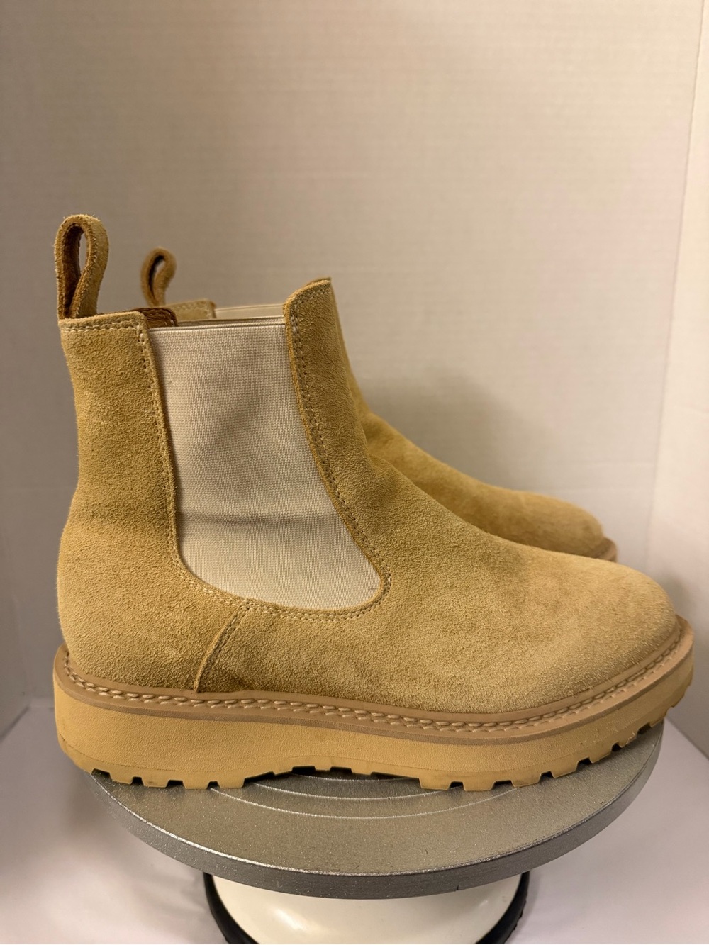 Diemme Tan Suede Chelsea Booties Sz Women’s 39,8